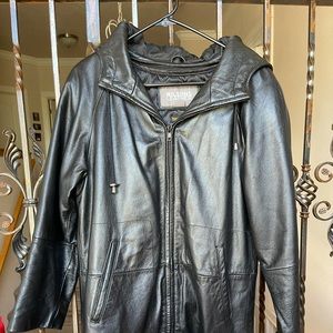 Wilson’s Leather Genuine Leather Jacket w/ hood